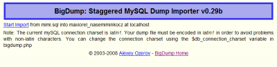 BigDump