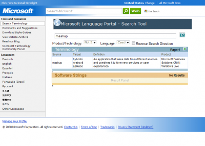 Microsoft Language Portal Microsoft Language Portal