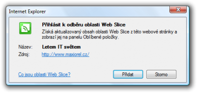 Web Slices Web Slices
