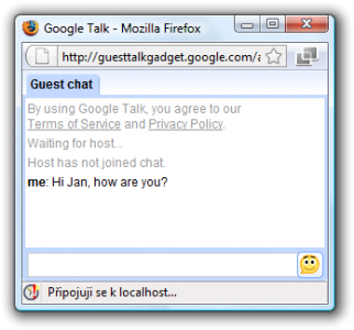 Google Talk as a contact form