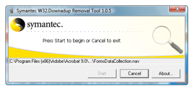 Symantec W32.Downadup Removal Tool Symantec W32.Downadup Removal Tool