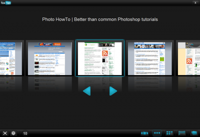 Preview of all tabs Preview of all tabs
