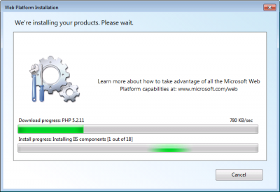 Microsoft Web Platform Installer Microsoft Web Platform Installer
