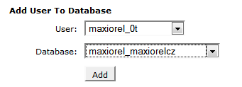 Adding another user with database access