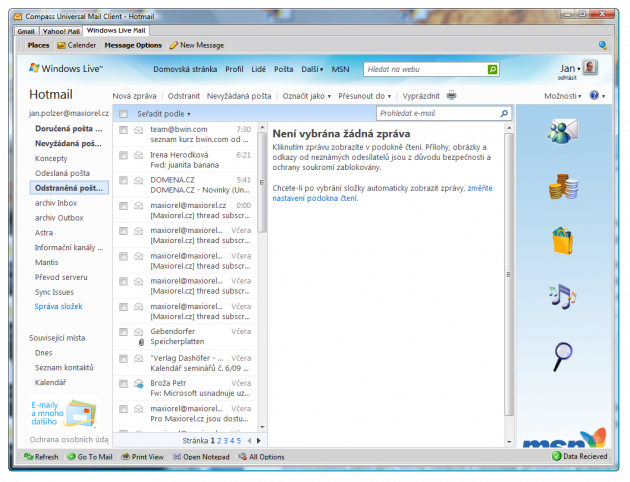 Compass Universal Client with Hotmail
