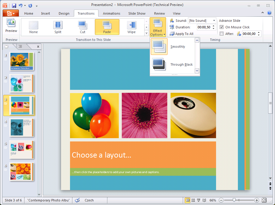 First glimpse of MS Office 2010 – PowerPoint 2010 | Maxiorel.com
