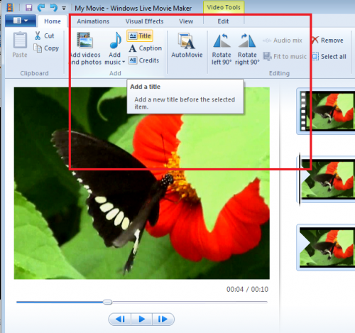 Windows Live Movie Maker