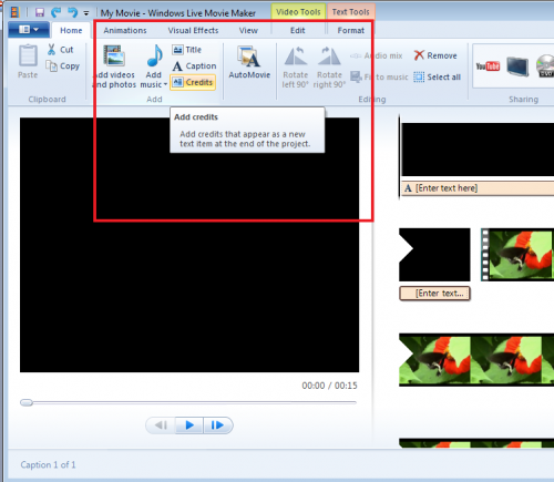 Windows Live Movie Maker