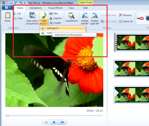 Windows Live Movie Maker