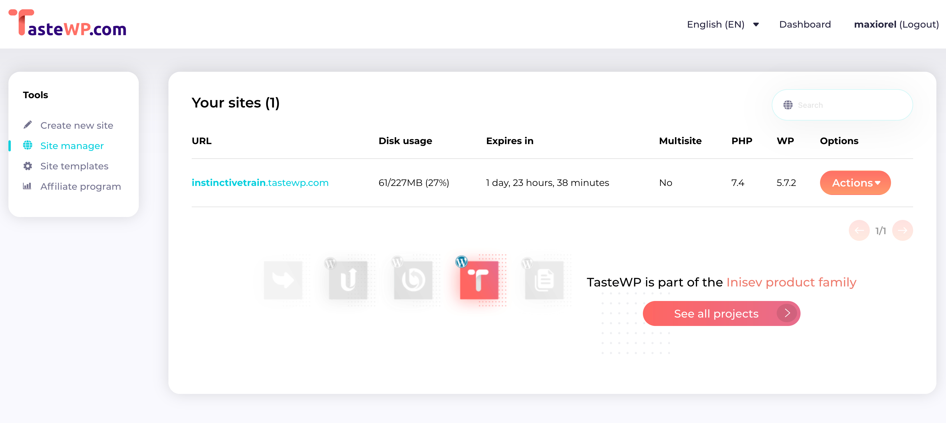 TasteWP - your WordPress sandbox